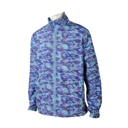 J882 order camouflage straight-sleeve windbreaker design reflective camouflage windbreaker manufacturer blue camouflage reflective print  on weather jacket J882 order camouflage straight-sleeve windbreaker design reflective camouflage windbreaker manufacturer blue camouflage reflective print  on weather jacket